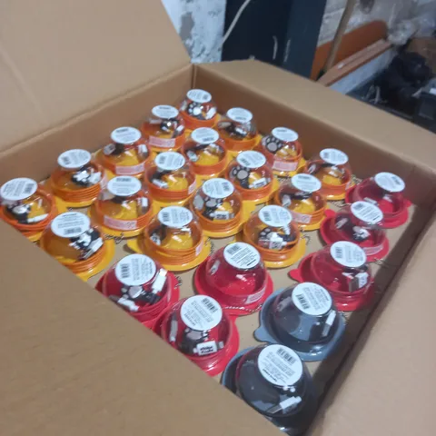 BOX OF APPROXIMATELY 200 USB CABLES - BLUE/RED/ORANGE