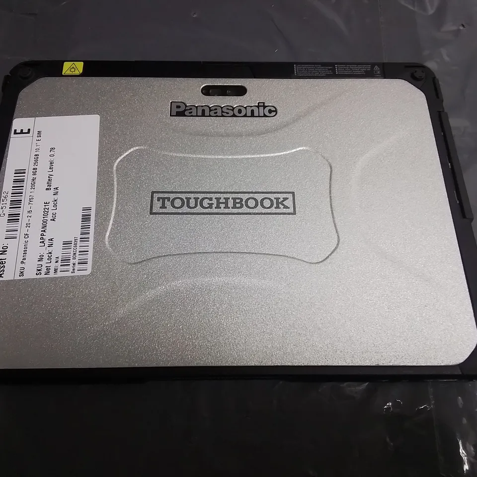 UNBOXED PANASONIC TOUGHBOOK CF-20 INTEL CORE I-5 COMPUTER