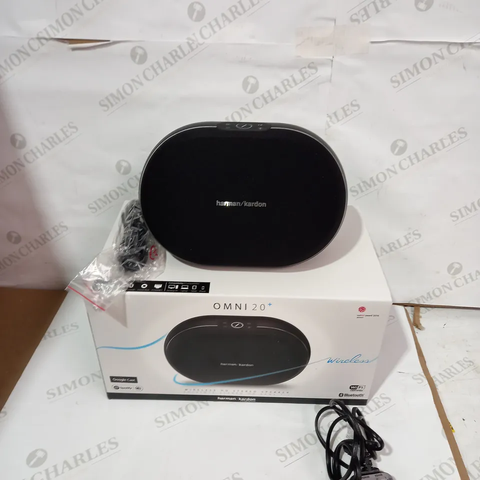 BOXED HARMAN/KARDON OMNI 20+ WIRELESS HD STEREO SPEAKER