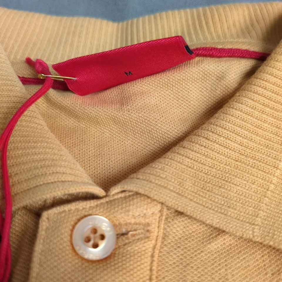 HUGO BOSS POLO SHIRT – MEN’S, SAND/TAN, SIZE M