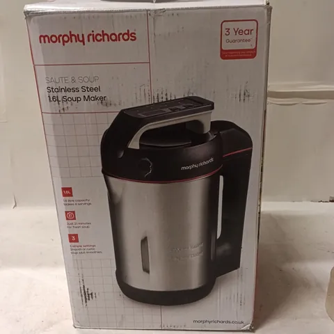 MORPHY RICHARDS 501014 1.6L SOUP MAKER