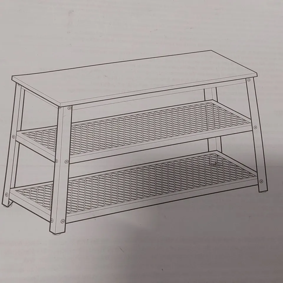 BOXED 10 PAIR SHOE RACK (1 BOX)