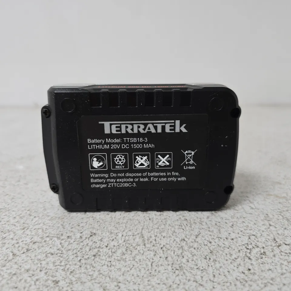TERRATEK 20V LITHIUM-ION BATTERY PACK 1500MAH (TTSB18-3)