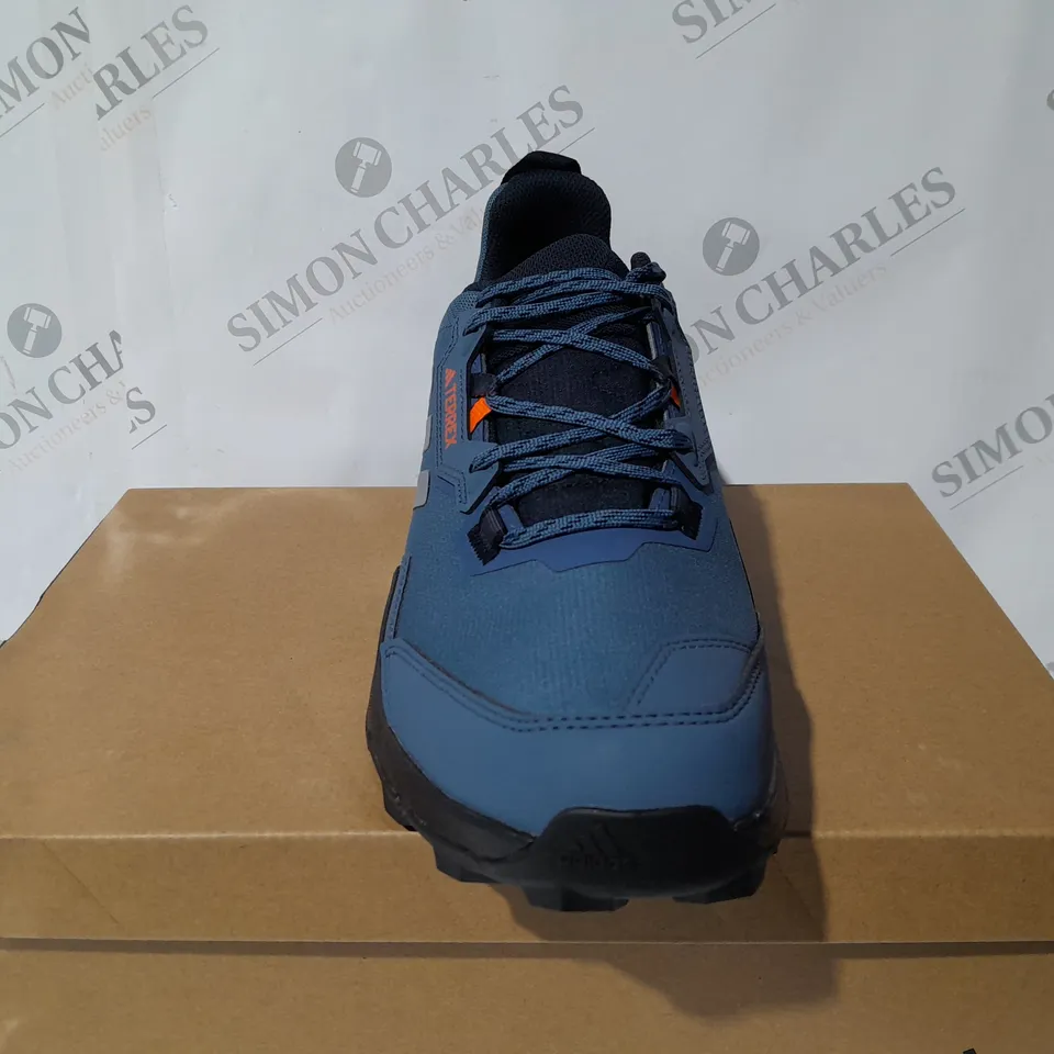 ADIDAS TERREX AX4 GTX BLUE SHOES - UK 10 1/2