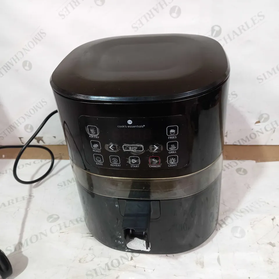 COOK'S ESSENTIALS 4.0L AIR FRYER - BLACK
