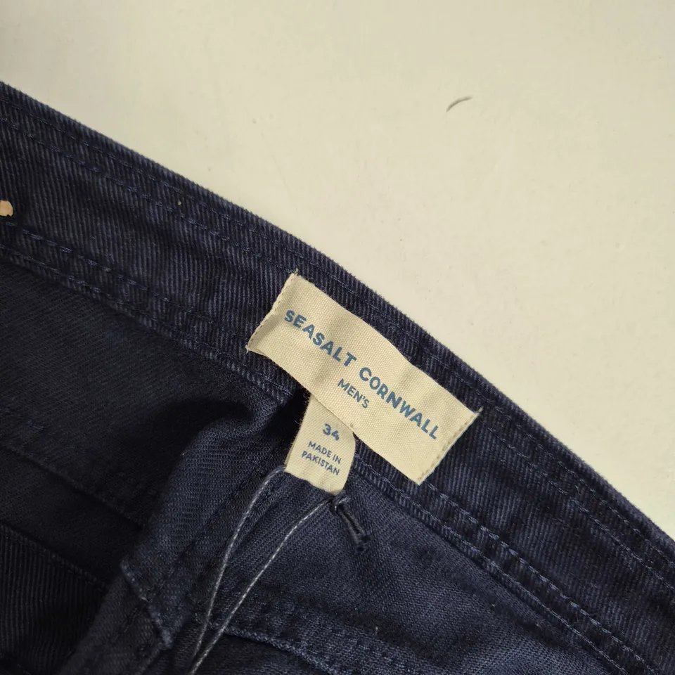 SEASALT CORNWALL MENS FELLING TROUSERS IN MARITIME - UK 34
