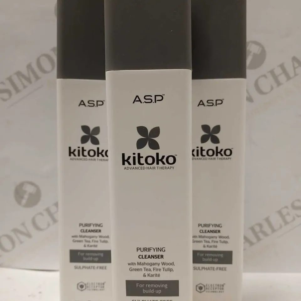 LOT OF APPROX 12 X 250ML A.S.P KITOKO PURIFYING CLEANSER