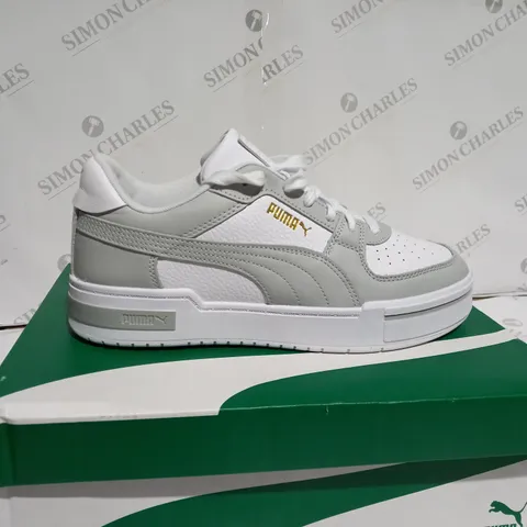 BOXED PUMA WHITE & GREY CA PRO CLASSIC TRAINERS