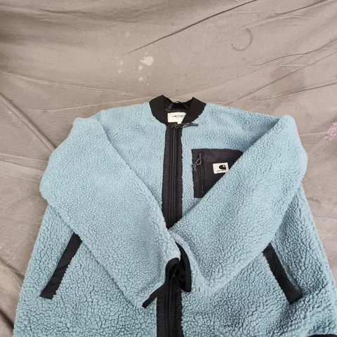CARHARTT WORK IN PROGRESS FLEECE JACKET - LIGHT BLUE, SIZE S