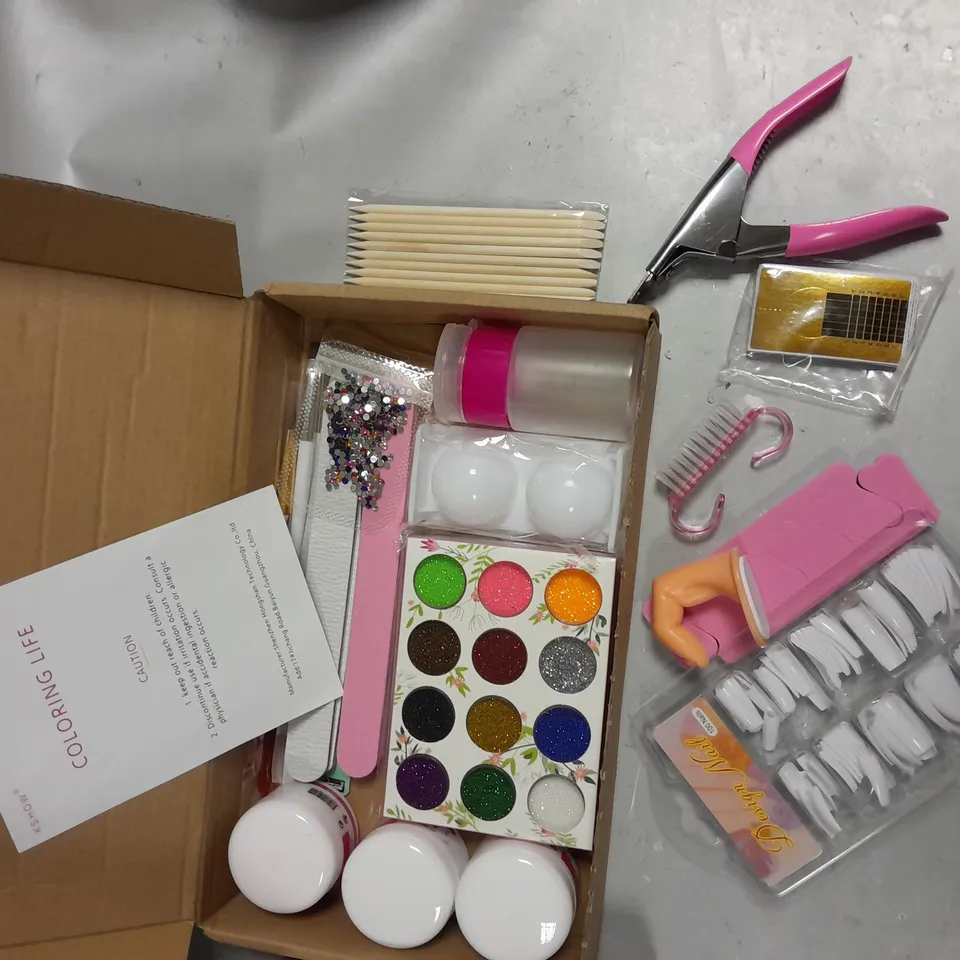 TWO KSHOW COLORING LIFE NAIL SETS