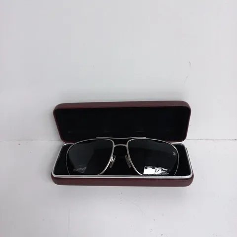 DAVIDOFF SUNGLASSES WITH BURGUNDY HARD CASE