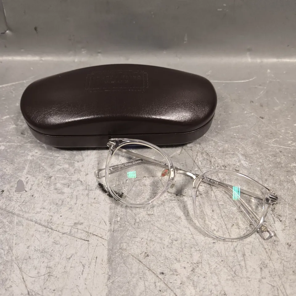 LONDON RETRO CLEAR FRAME GLASSES 