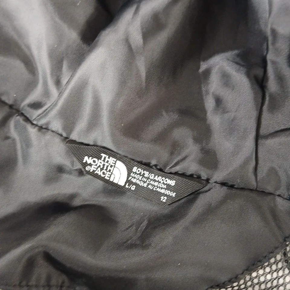 THE NORTH FACE BOYS ANTORA RAIN JACKET IN BLACK - LARGE