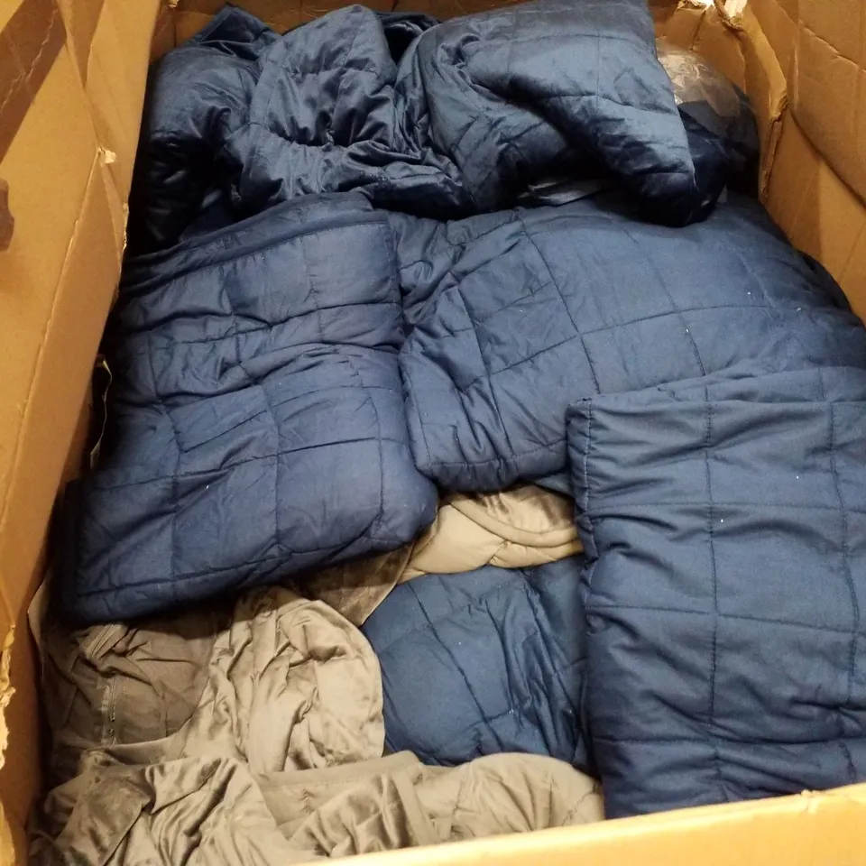 PALLET CONTAINING ASSORTED WEIGHTED BLANKETS
