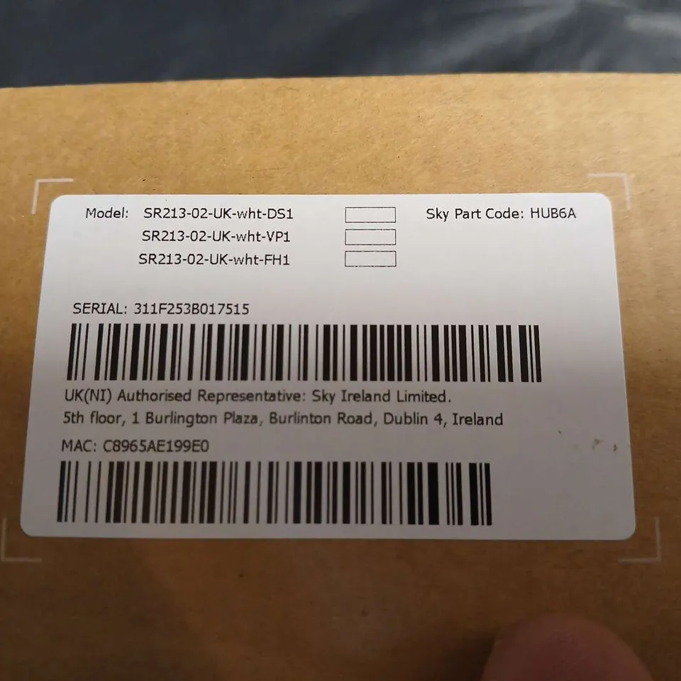 SEALED SKY HUB 6 WI-FI ROUTER – BOXED