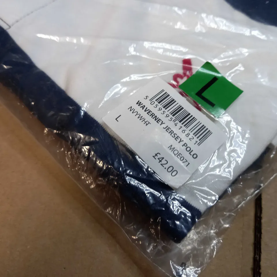 PACKAGED CREW CLOTHING COMPANY NAVY JERSEY - LARGE