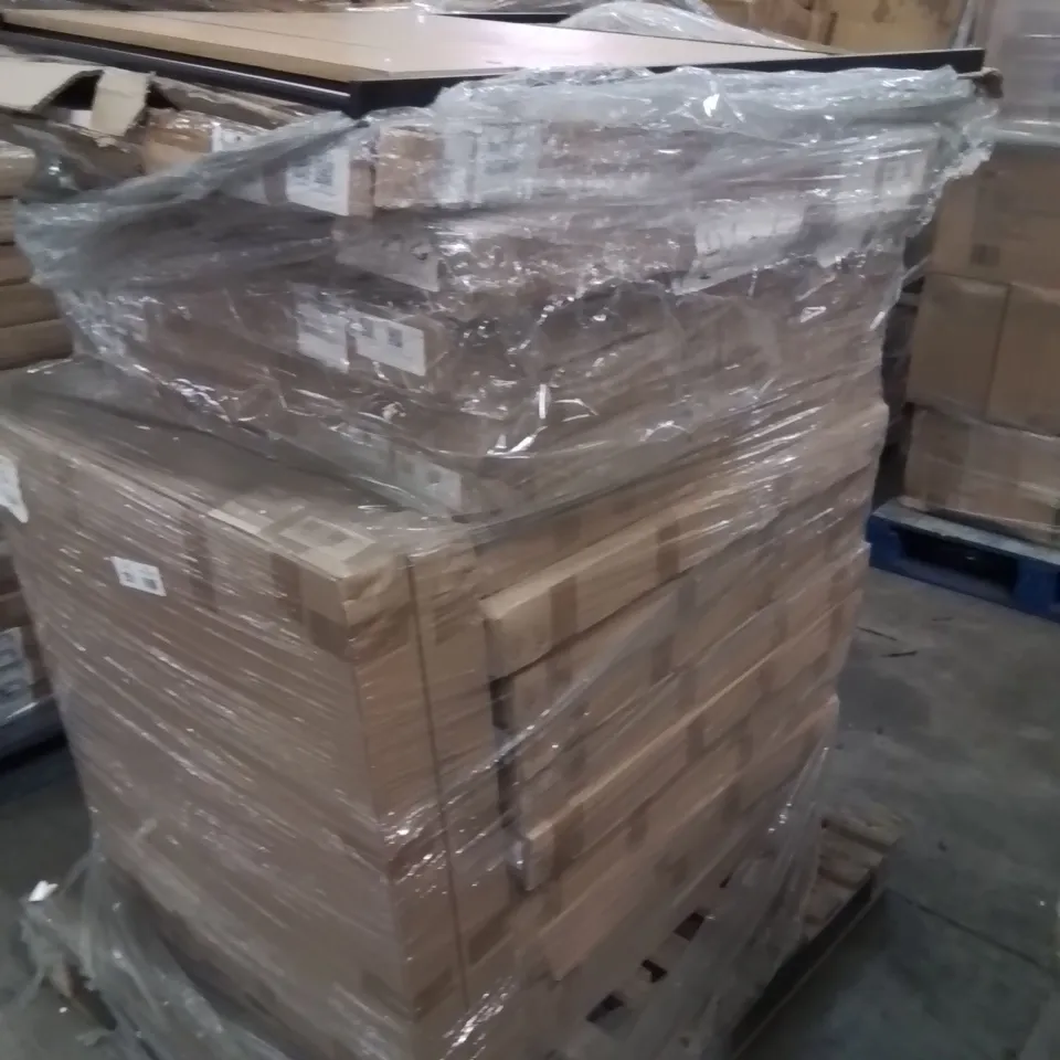 PALLET CONTAINING LARGE QUANTITY OF FOLDING WORK DESKS