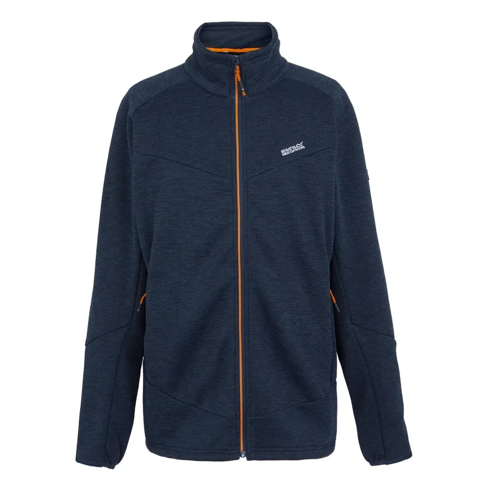 BRAND NEW REGATTA RIVAKE ZIPPED FLEECE IN NAVY/FOX SIZE UK XXL