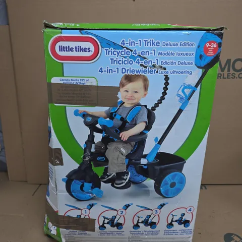 BOXED LITTLE TIKES 4 IN 1 DELUXE EDITION PUSH TRIKE