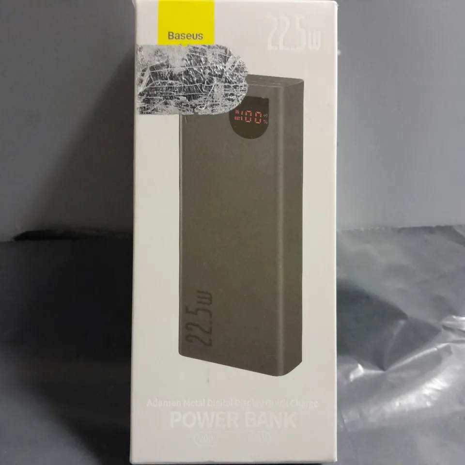 BASEUS ADAMAN METAL DITIAL DISPLAY QUICK CHARGE POWER BAMK 20000MAH