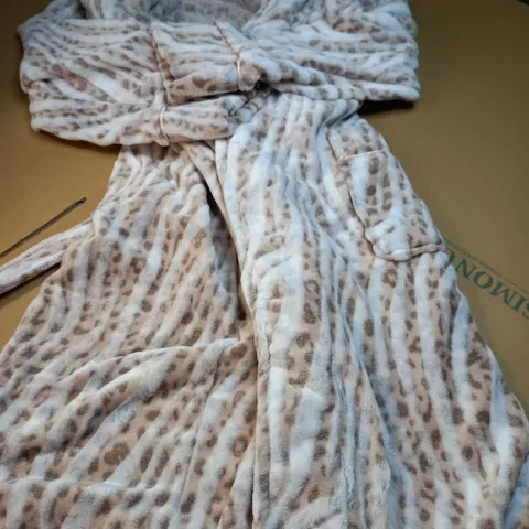 PRIMARK SOFT LONG LENGTH DRESSING GOWN - SMALL