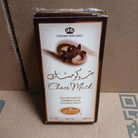 BOXED CROWN PERFUMES CHOCO MUSK EAU DE PARFUM 50ML