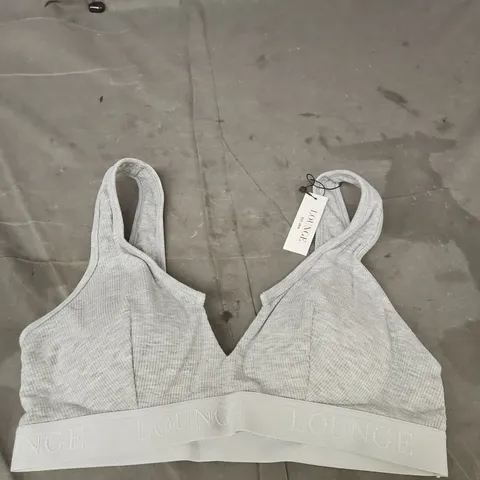LOUNGE GREY SPORTS BRA – WOMEN'S BRALETTE SIZE M