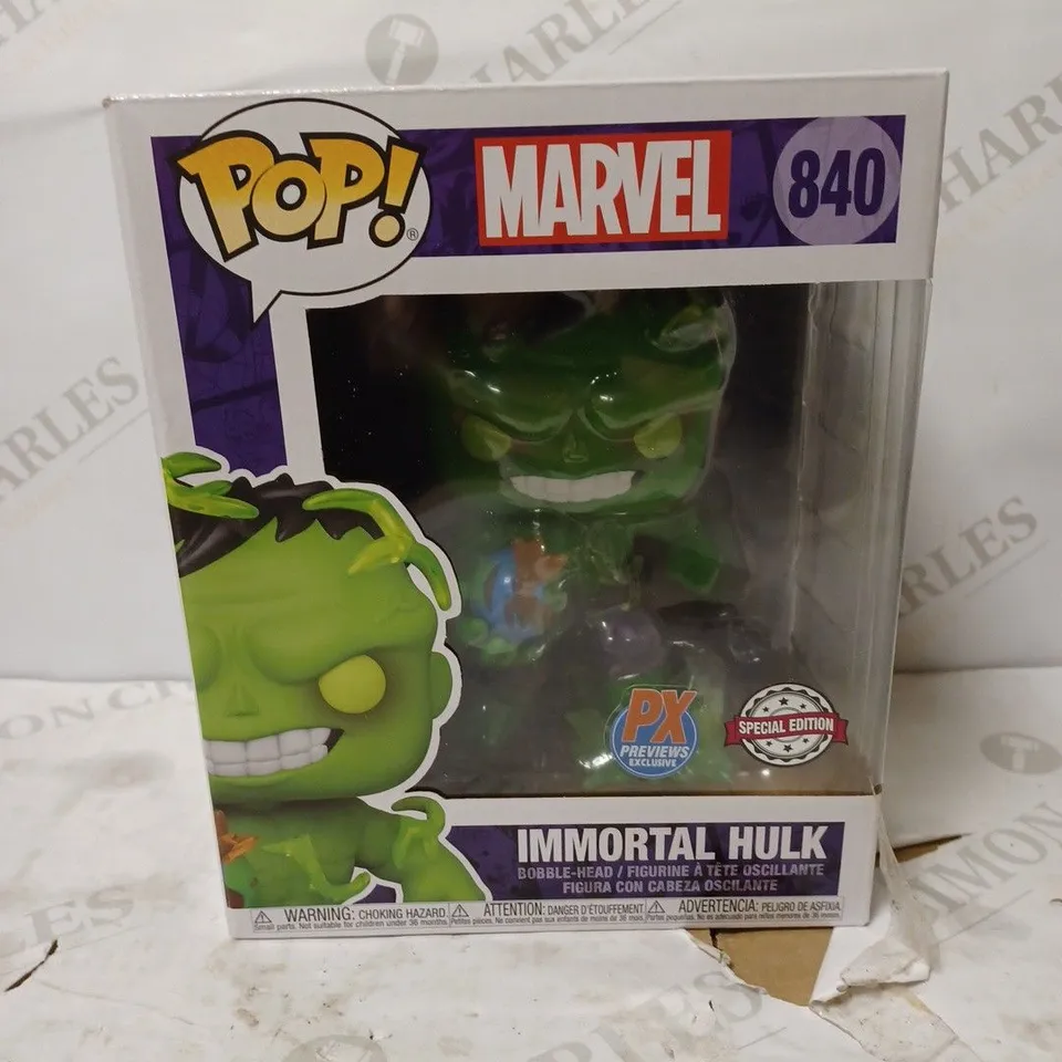 POP! MARVEL - THE IMMORTAL HULK 6" DELUXE VINYL FIGURE