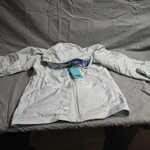 HOLLY & BEAU COLOUR CHANGING RAINCOAT – KIDS, DALMATIAN PRINT-SIZE SMALL- NO BAG 