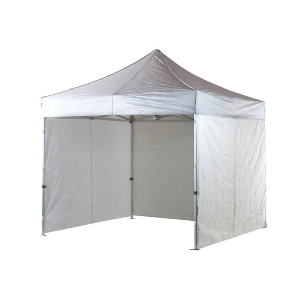 BOXED PORTABLE HEAVY DUTY POP UP GARDEN GAZEBO - WHITE