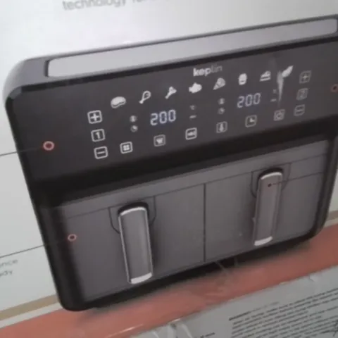 BOXED KEPLIN 9 LITRE DUAL DRAWER AIRFRYER