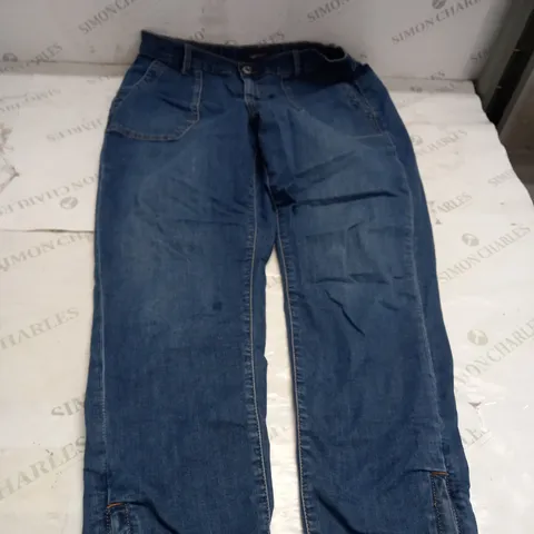 M&S NAVY BLUE DENIM JEANS SIZE M