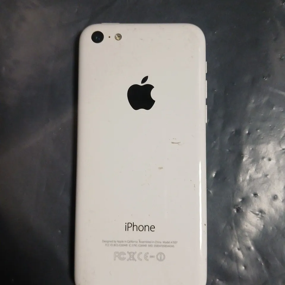 APPLE IPHONE 5C (MODEL A1507) WHITE