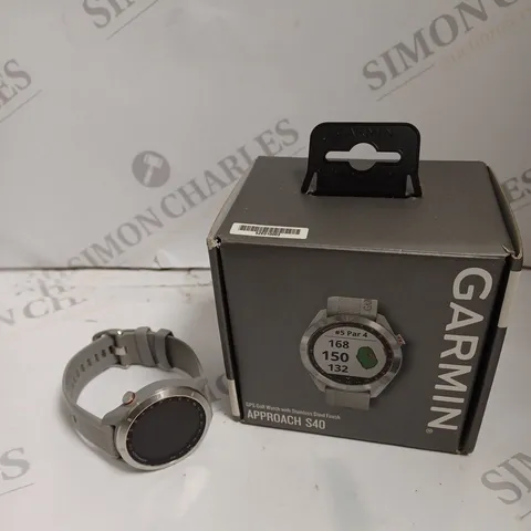 BOXED GARMIN APPROACH S40 GPS GOLF WATCH