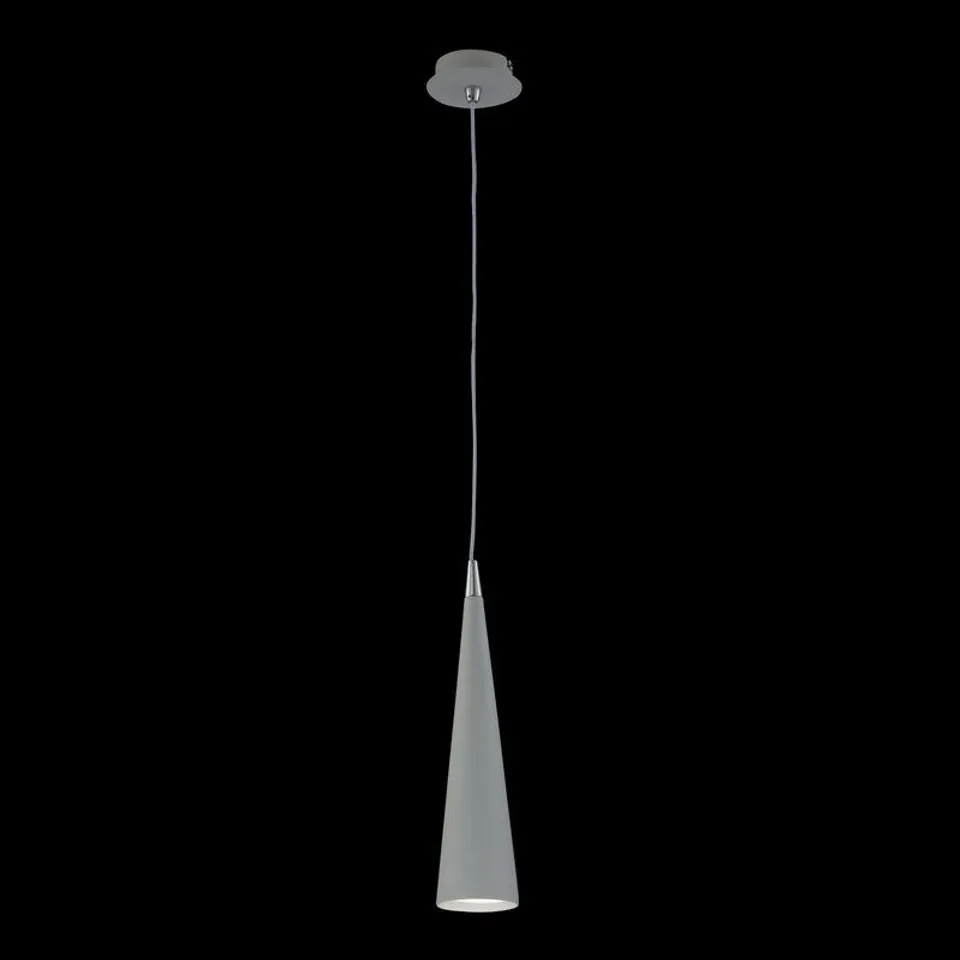 BOXED 1 LIGHT CONE PENDANT- WHITE