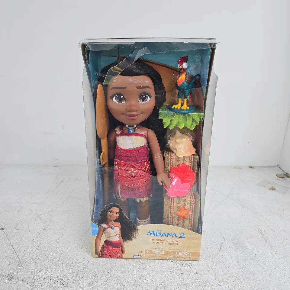 BOXED DISNEY MOANA 2 MY SINGING FRIEND MOANA & HEIHEI
