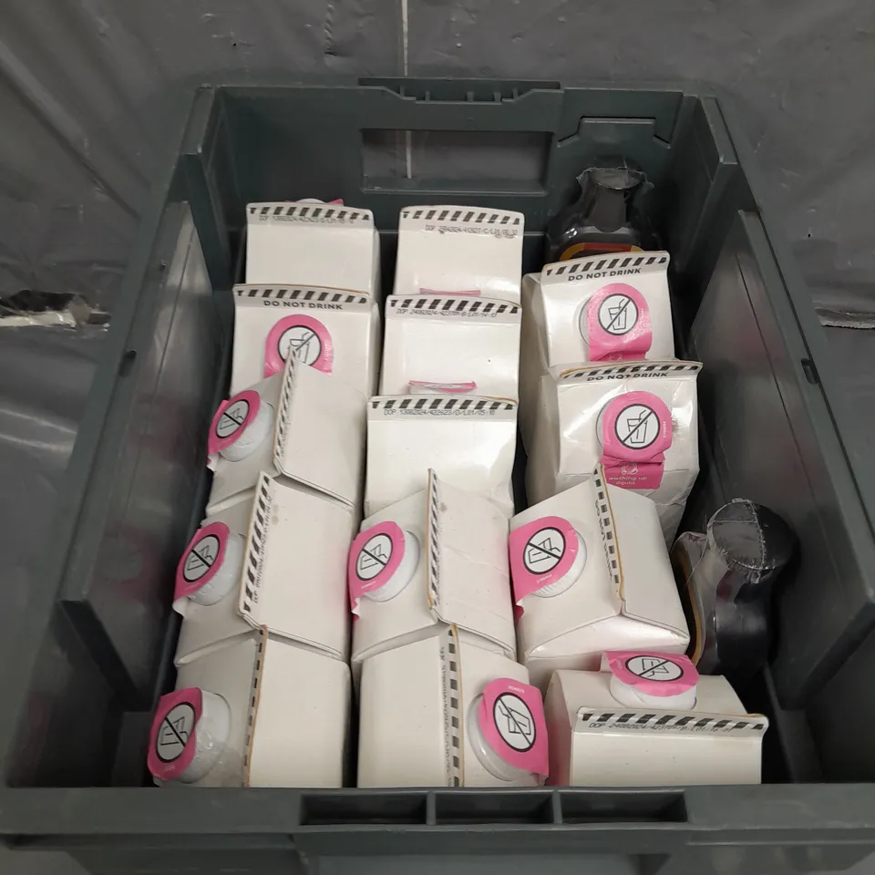 TOTE OF ASSORTED WASHING UP LIQUID 