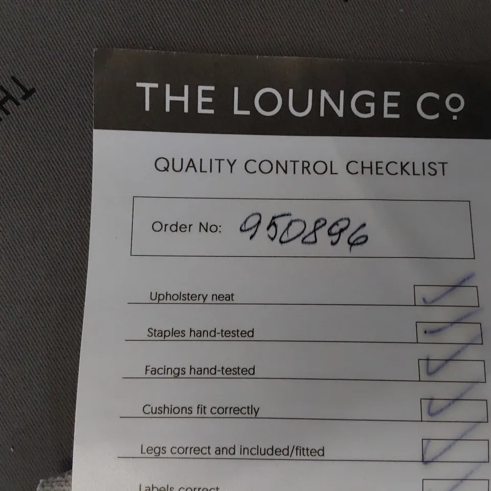 QUALITY BRITISH MADE LOUNGE Co THREE CORNER GROUP SECTIONS LIGHT GREY FABRIC