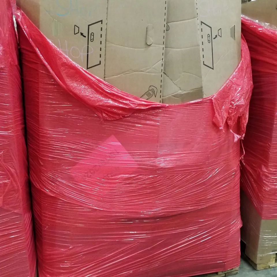 PALLET OF ASSORTED PRODUCTS INCLUDING BEACH TENT, AIR FRYER, BUGGY BOARD, FLOOR MAT, AUTOMATIC FAST OPEN TENT
