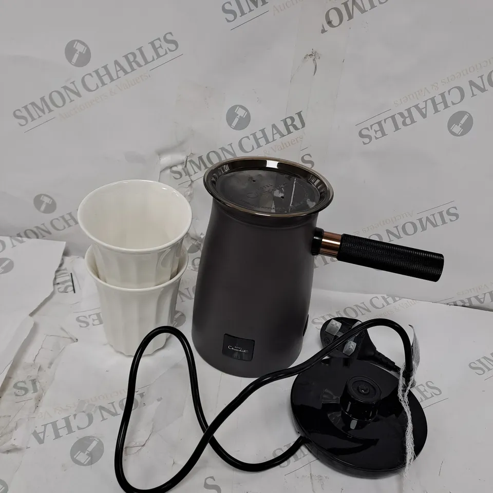 HOTEL CHOCOLAT FELVETISER DRINKING CHOCOLATE MACHINE GREY RRP £124.99