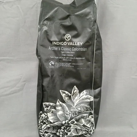 INDIGO VALLEY ARCHIE'S CLASSIC COLOMBIAN COFFEE BEANS (1KG)