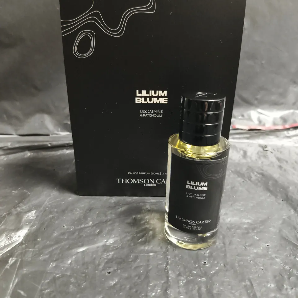 THOMSON CARTER LONDON LILIUM BLUME – LILY, JASMINE & PATCHOULI EAU DE PARFUM 50 ML - BOXED