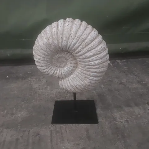 DUNELM SHELL ON STAND DECORATION