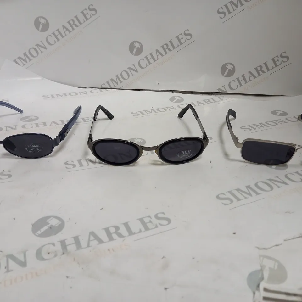 BOX OF APPROX 5 PAIRS OF ASSORTED SUNGLASSES TO INCLUDE VOGART 2474I, VOGART 2470I, VOGART 2575I.