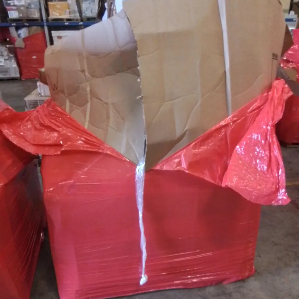 PALLET CONTAINING ASSORTED HOUSEHOLD & HOME IMPROVEMENT PRODUCTS. INCLUDES SUPERKING MATTRESS TOPPER & ASSORTED ITEMS OF FURNITURE ETC