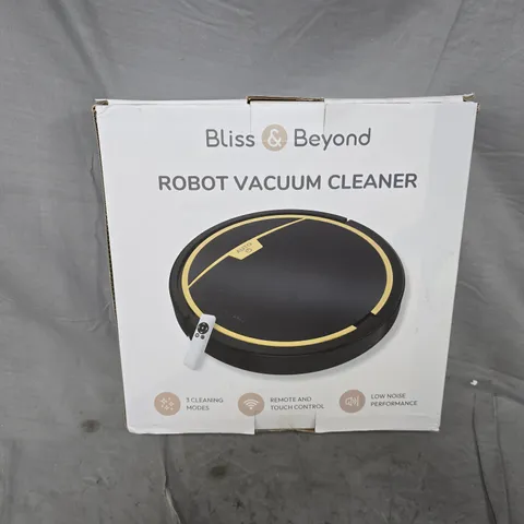 BOXED BLISS & BEYOND ROBOT VACUUM CLEANER