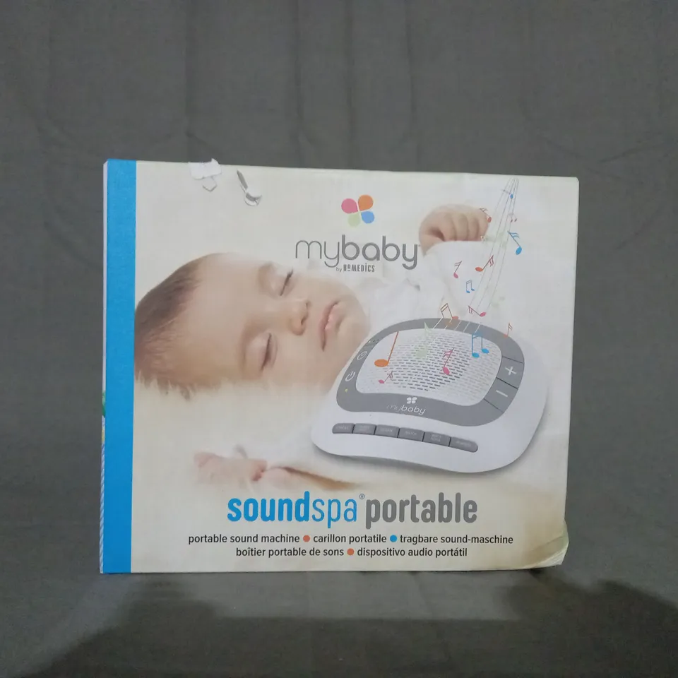BOXED HOMEDICS MYBABY PORTABLE SOUND MACHINE 