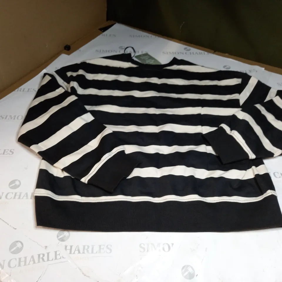 H&M STRIPPED JUMPER SIZE S 