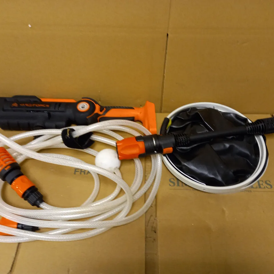 YARD FORCE 22BAR 20V AQUAJET CORDLESS PRESSURE CLEANER