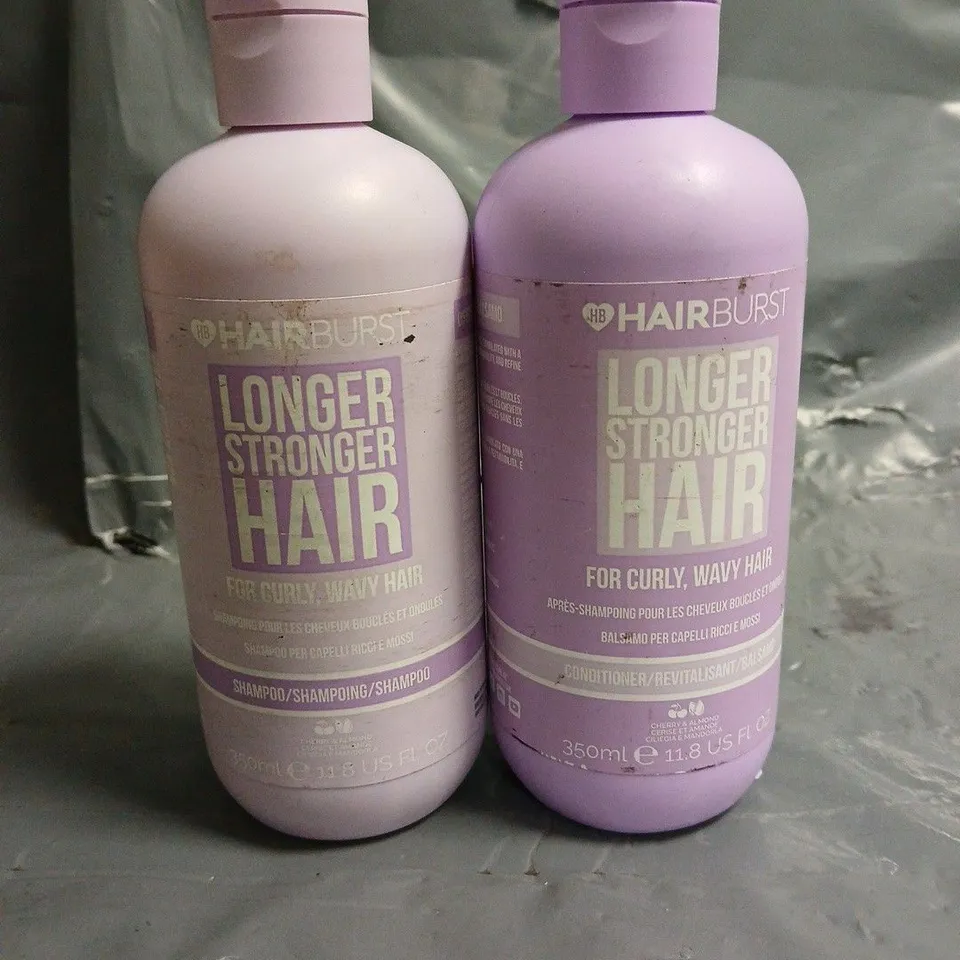 HAIRBURST CURLY HAIR SHAMPOO & CONDITIONER 2X350ML
